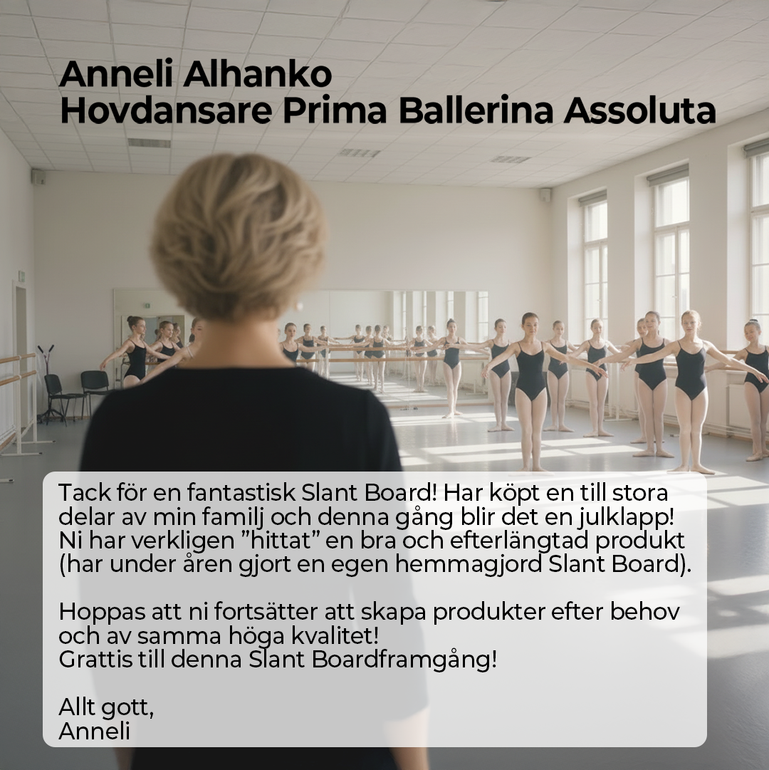 Trukka Slant Board Original - träningsredskapet som används av fysioterapeuter för att rehabilitera hälsporre, hälseneinflammation och knäskador
