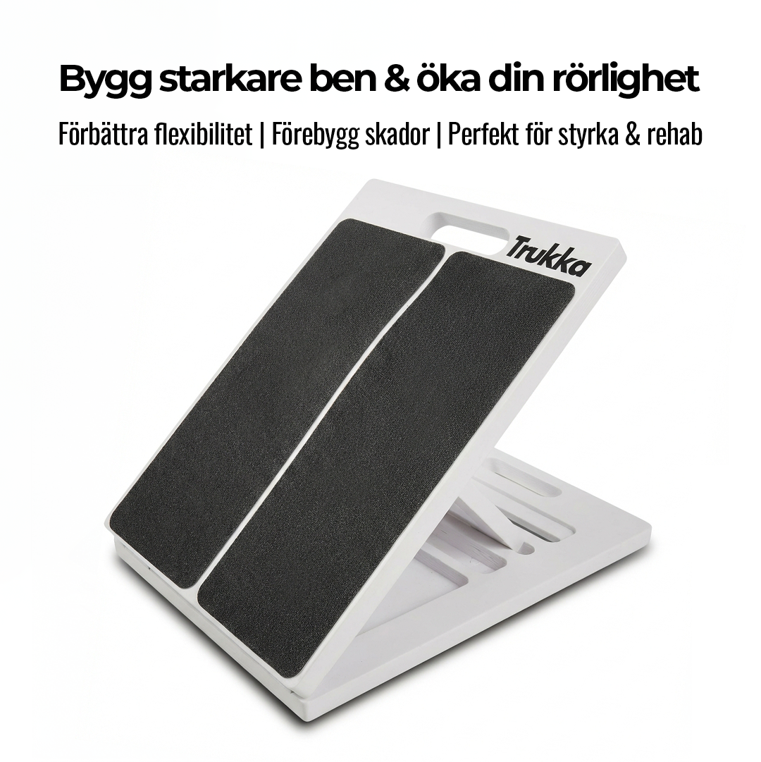 Trukka Slant Board Original - träningsredskapet som används av fysioterapeuter för att rehabilitera hälsporre, hälseneinflammation och knäskador